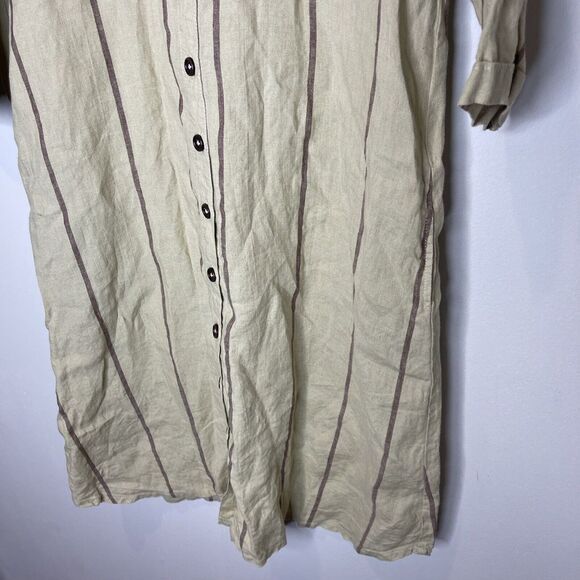 Pyne‎ & Smith The Linen Shirtdress No. 39 in Valletta Stripe XS - Picture 8 of 10